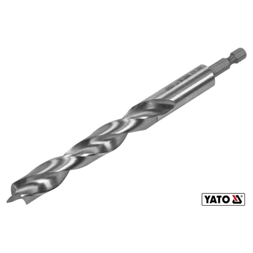Свердло по дереву YATO : Ø14 x 100/60 мм, хвостовик- HEX 1/4", HSS 4241(DW)