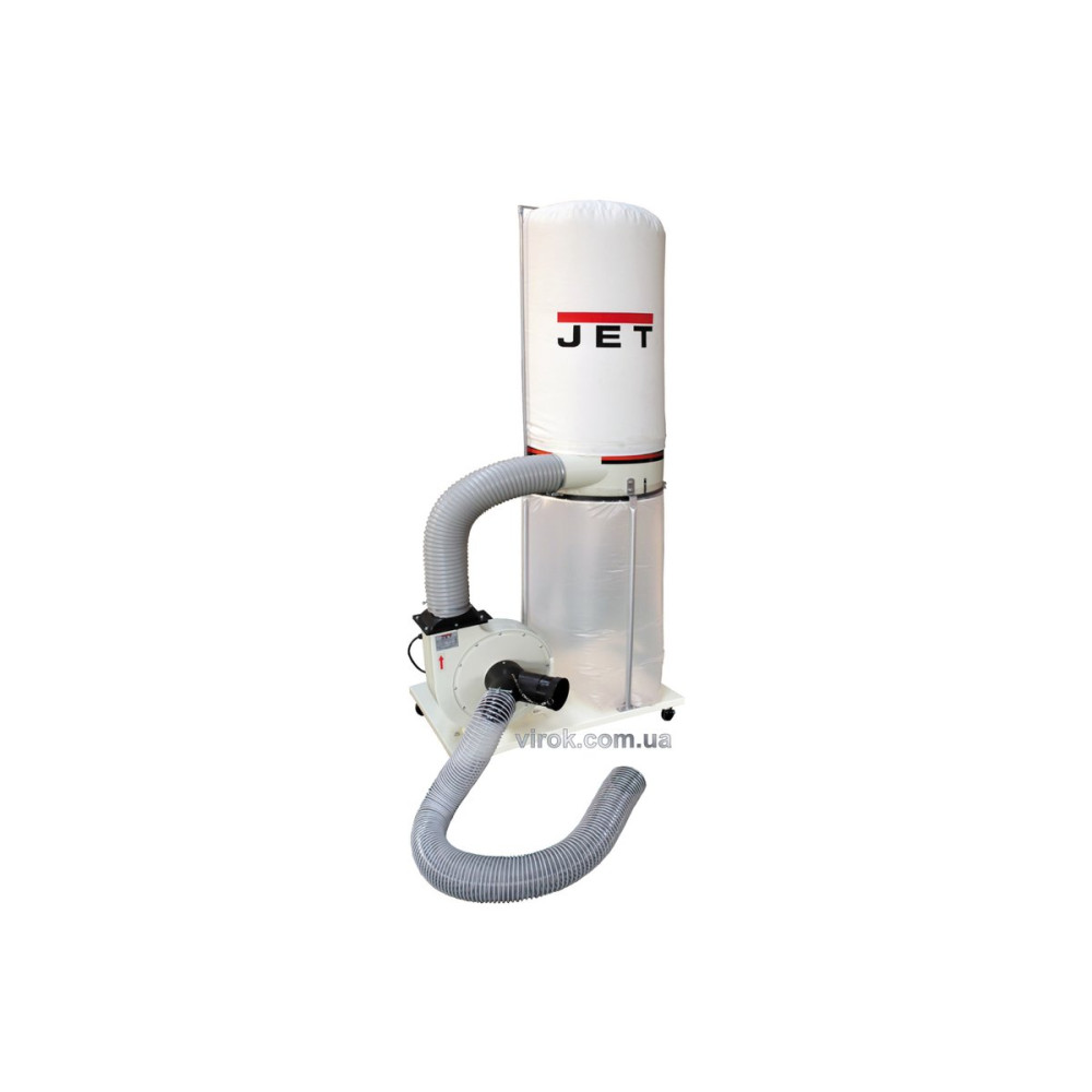 Витяжна устатковина JET DC-1200T : 400В, 1,5 (1.05) кВт; продукт.- 1200м³/год, порох.збір. V=150 л