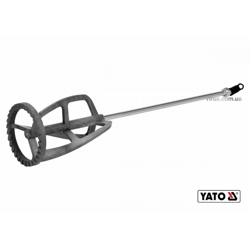 Міксер для фарби та клею оцинкований YATO : Ø125 x 600 мм, M14, max 20-30 кг [10]