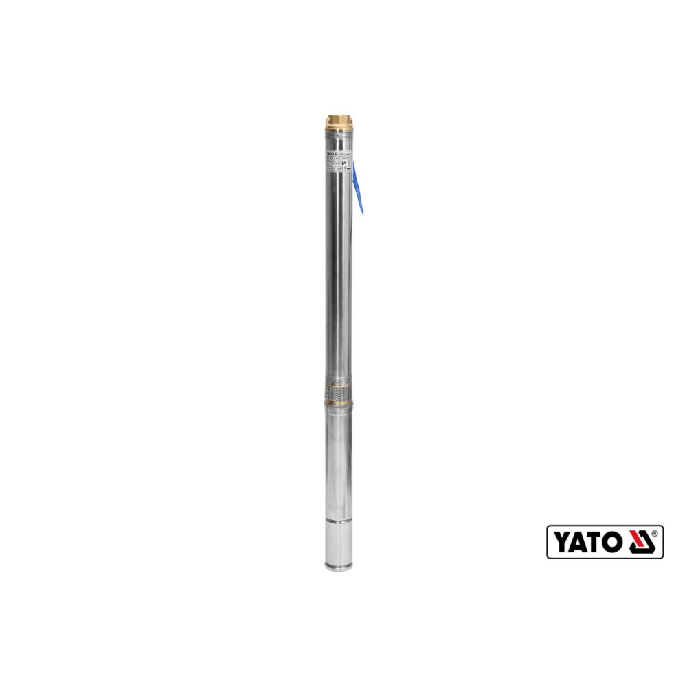 Насос для води глибинний YATO: 550Вт, 6000л/год, макс.висота- 50м, макс.глибина- 80м, кабель-20м [1]