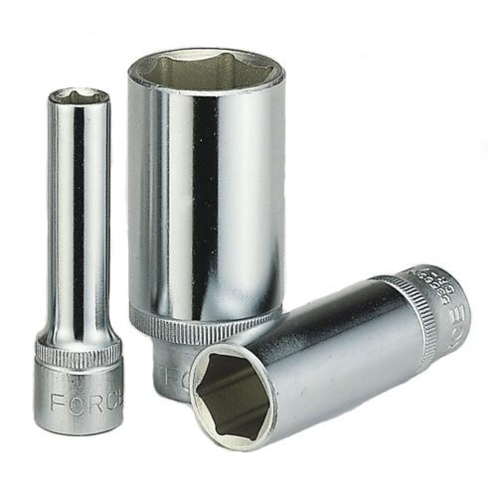 3/8" Головка шестигранная глубокая 8 мм, L=63 мм (FORCE 5356308)