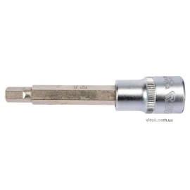Головка торцева з насадкою HEX YATO : квадрат 1/2". HEX M8, L= 100 мм. подовжена [20/120]