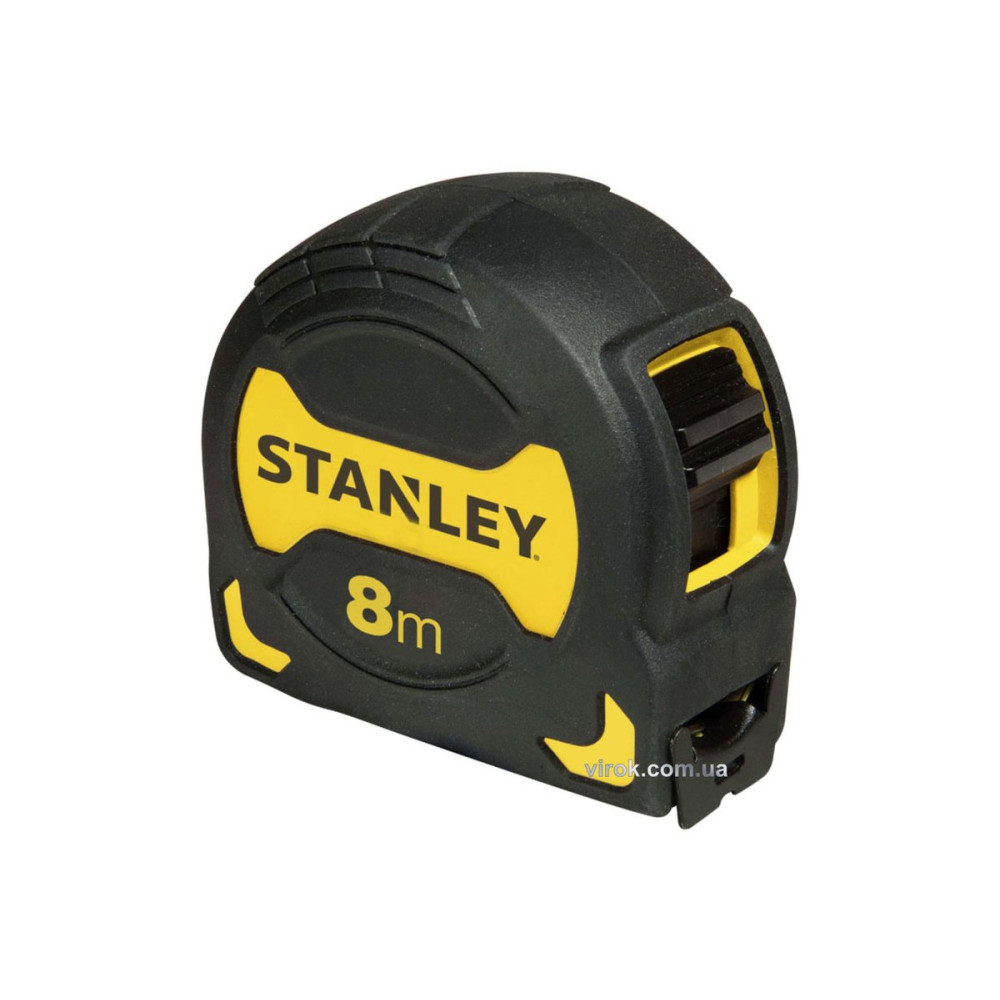 Рулетка STANLEY "TylonGripTape" : L= 8 м х 28 мм, метрична шкала DW