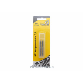 Мітчик VIROK М4 х 0,7; 2 шт.(№1+№2) сталь 9ХС. DIN 2181. ГОСТ 3266-81.