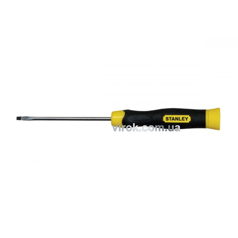 Викрутка плоска STANLEY "Cushion Grip" : шліц SL5 x 100 мм