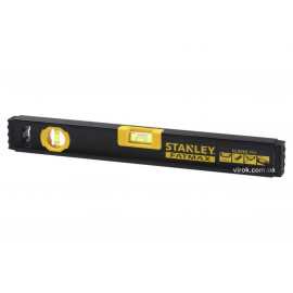 Рівень STANLEY "FatMax CLASSIC PRO" : L= 40 см, 2 капсули, алюмінієвий корпус DW
