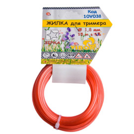 Жилка для тримера "ЗІРКА" TM VIROK : Ø= 1,8 мм, l= 15 м