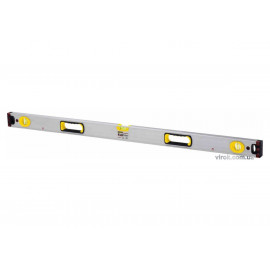 Рівень магнітний STANLEY "FatMax II" : L= 120 см, 3 капсули, 2 ручки
