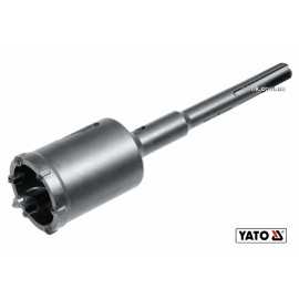 Свердло коронка по бетону YATO : Ø68 x 280 мм з направляючою, хвостовик- SDS-Max, монолітне [2/10]