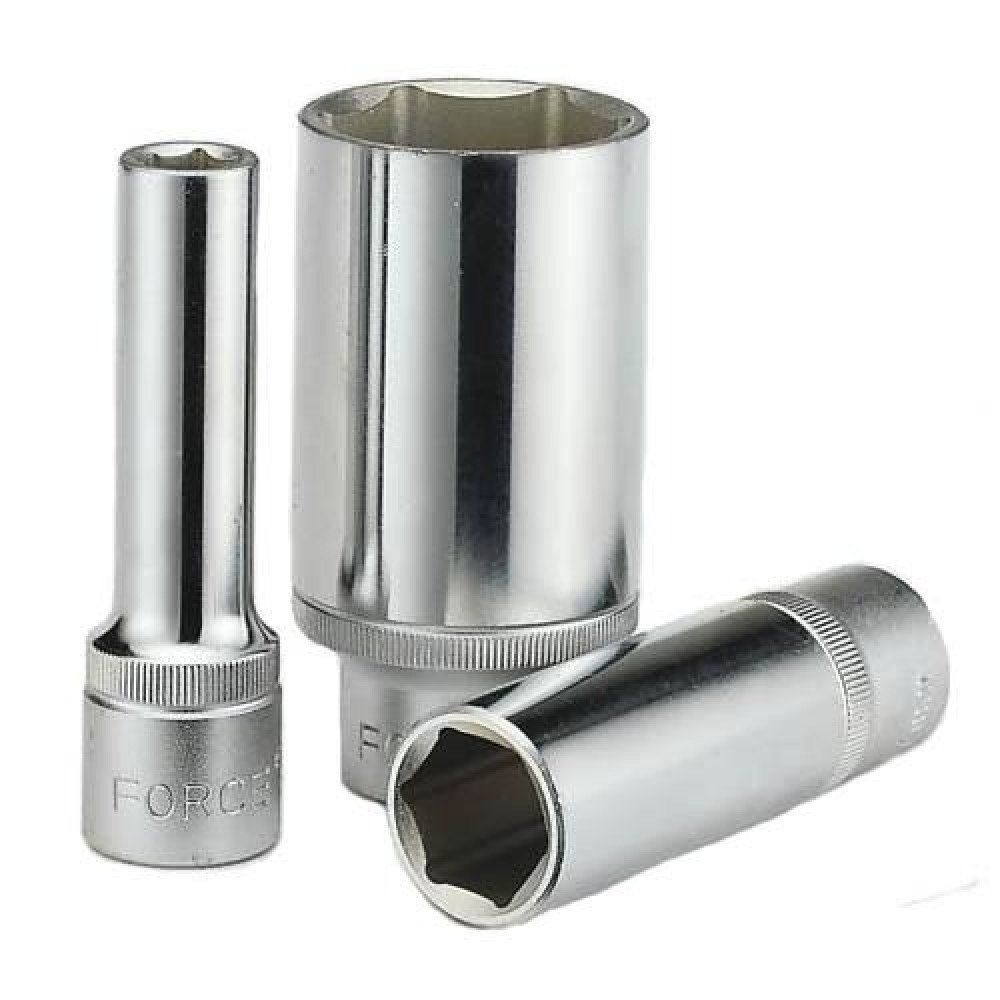 1/2" Головка шестигранная глубокая 14 мм, L=77 мм (FORCE 5457714)