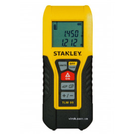 Дальномір лазерний STANLEY TLM 99 : Клас лазера 2, дальність -30 м, похибка +/- 2 мм DW