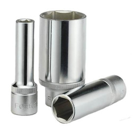 1/2" Головка шестигранная глубокая 32 мм, L=77 мм (FORCE 5457732)