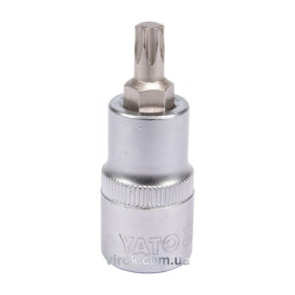 Головка торцева до квадрату 1/2" YATO з насадкою "TORX" Т40, L= 55 мм [40/240]