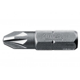 Насадка викруткова STANLEY : "Pozidriv" PZ2 х 25 мм. 25 (Шт/Уп.)