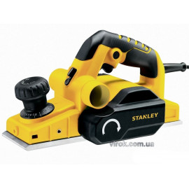 Рубанок мережевий STANLEY : P= 750 Вт. 16500об/хв. роб. зона: b= 82 мм, глиб. h= 2 мм, m=2кг,