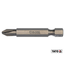 Насадка викруткова YATO : "Philips" PH2 x 50 мм. HEX 1/4". 10 (Уп/Шт.) [20/100]