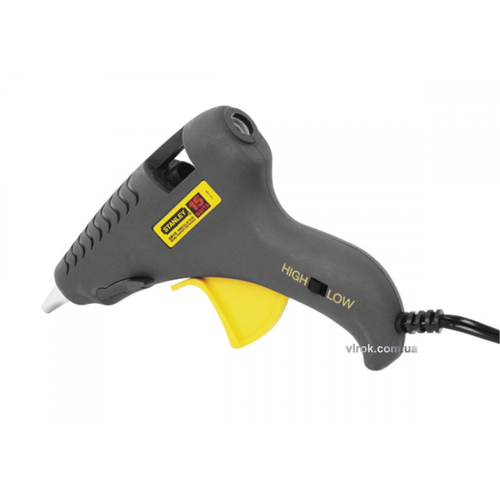 Пістолет клейовий мережевий STANLEY Ø=7 мм "Mini DualTemp" для стержнів P=15 Вт