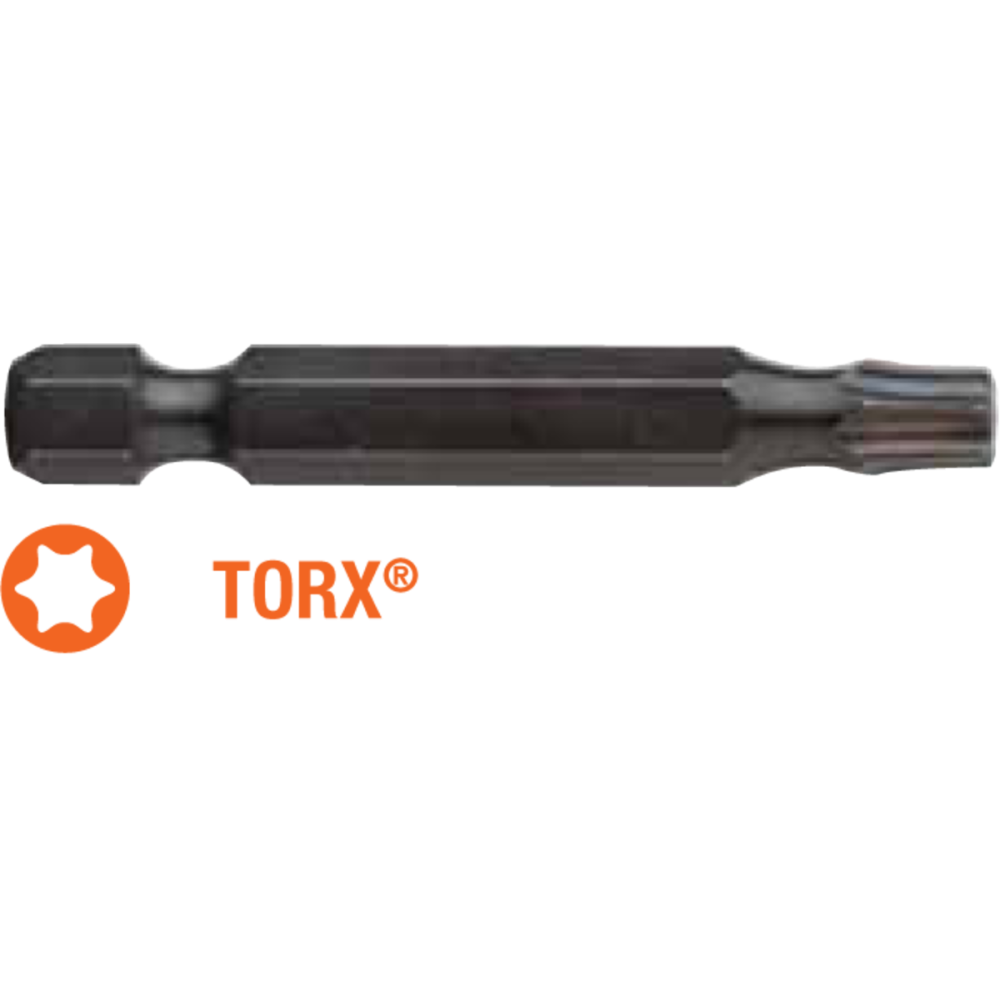Насадка викруткова USH Industry : TORX T15 x 50 мм. Torsion, подовжена Уп. 10 шт.