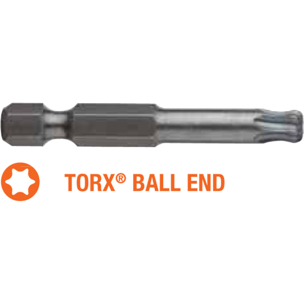 Насадка викруткова USH Industry : TORX T40K x 50 мм BallEnd подовжена заокруглена, Уп. 5 шт.