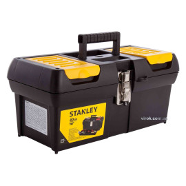 Ящик для інструменту STANLEY series 2000 : 2 органайзери, лоток, металeві замки, М= 410х200х185 мм.