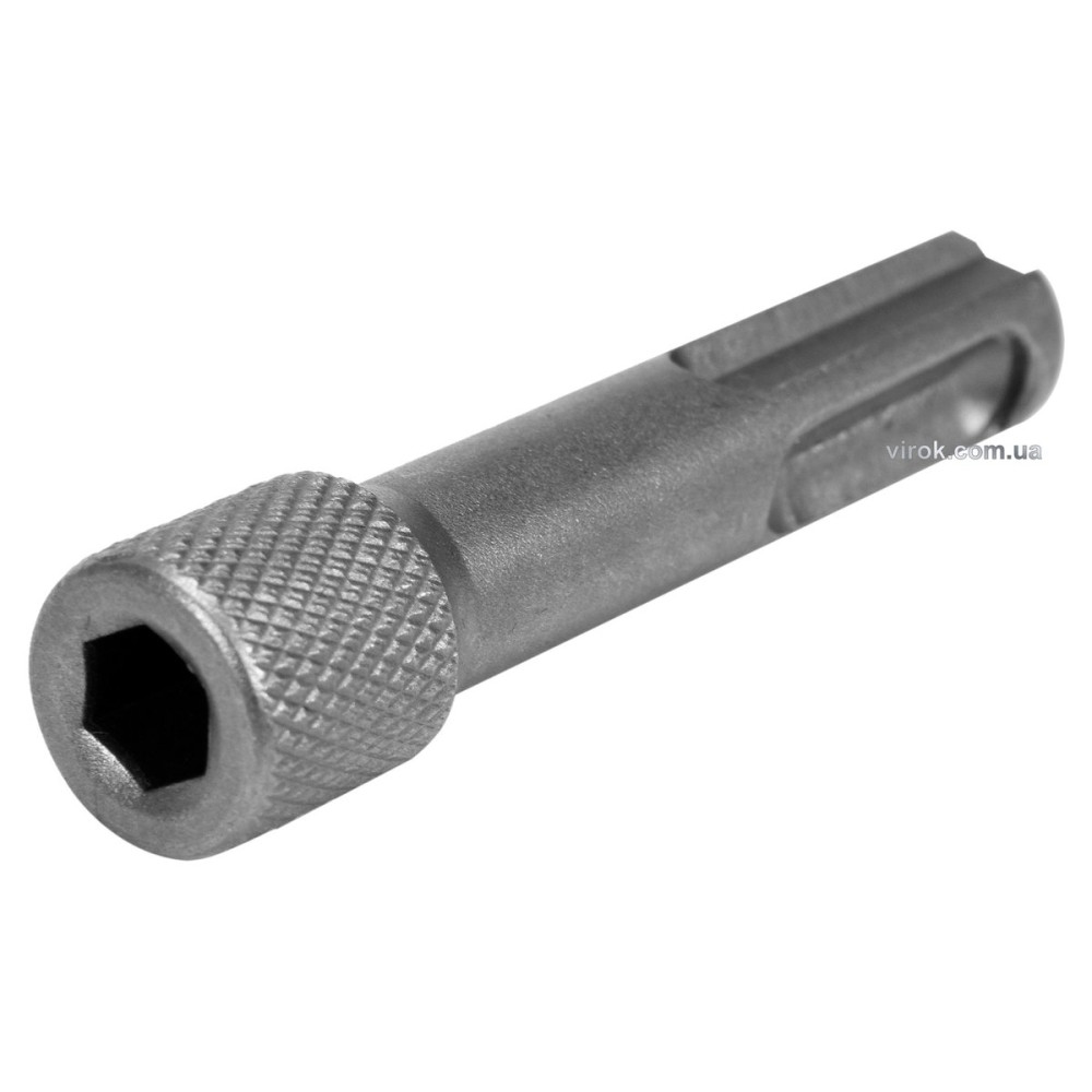 Тримач-адаптер насадок VOREL : SDS+ - HEX 1/4" (6,35 мм), L= 60 мм [100/200]