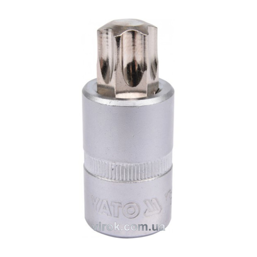 Головка торцева до квадрату 1/2" YATO з насадкою "TORX" Т70, L= 55 мм [40/160]