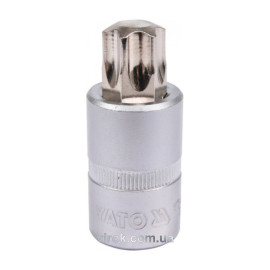 Головка торцева до квадрату 1/2" YATO з насадкою "TORX" Т70, L= 55 мм [40/160]