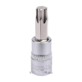 Головка торцева до квадрату 1/4" YATO з насадкою "TORX" Т40, L= 37 мм [150/600]