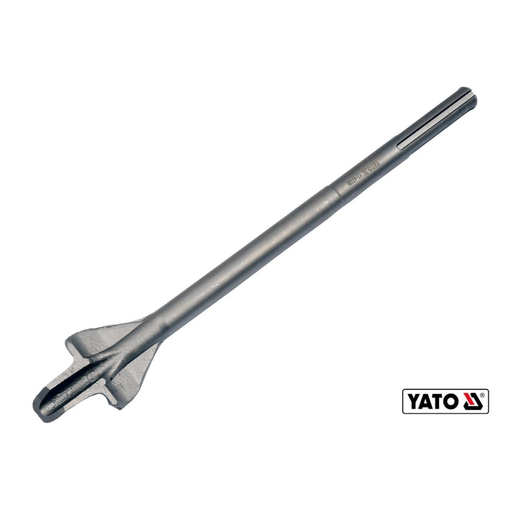 Долото для штроб YATO : SDS-Max, L= 380 мм, w= 35 мм [10/20]