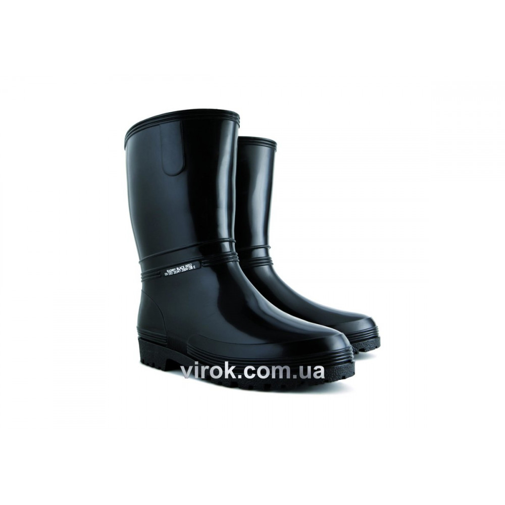 Чоботи водонепроникні, гумові VOREL (жіночі) RAINNY BLACK, розм. 37 (DW)