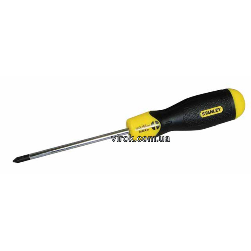 Викрутка хрестова STANLEY "Cushion Grip" : "Philips" PH2 x 150 мм DW