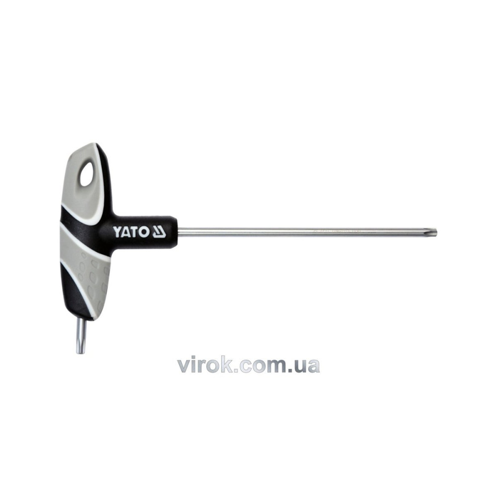 Ключ "TORX" YATO : "T"- образний, Т27, двосторонній, L= 140 мм [12/144]