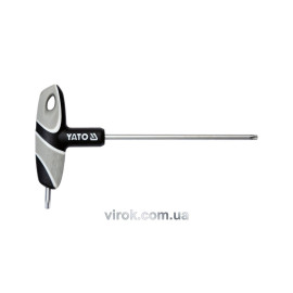 Ключ "TORX" YATO : "T"- образний, Т27, двосторонній, L= 140 мм [12/144]