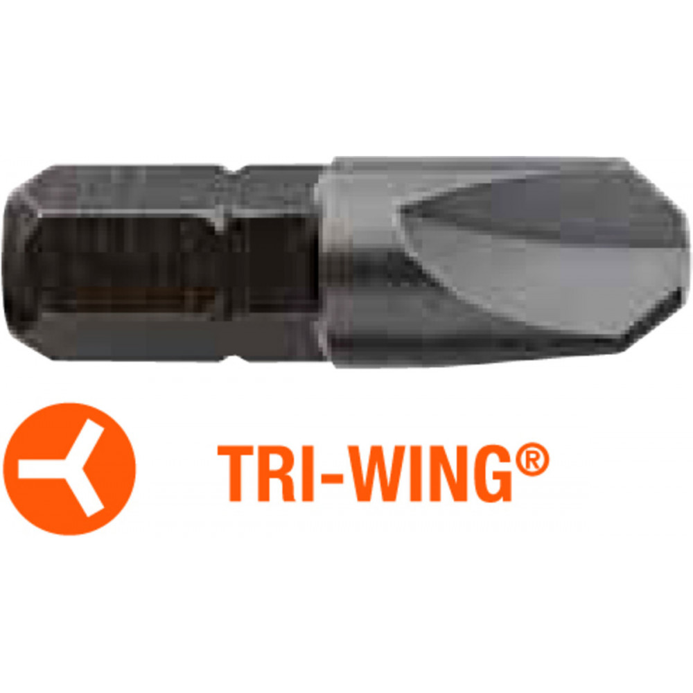 Насадка викруткова USH Industry : TRI-WING TW7 x 25 мм, Уп. 5 шт.