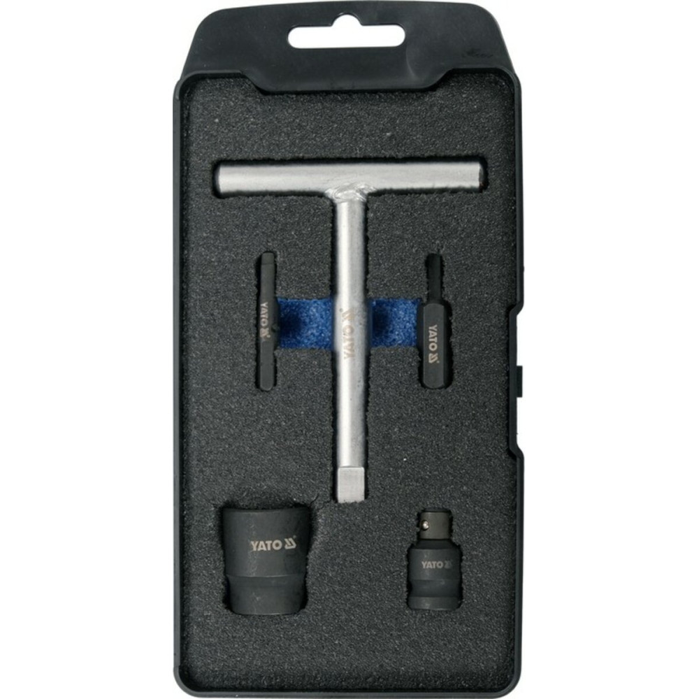 Ключі для пластикових оливозливних пробок YATO: до квадрату- 3/8", 5 шт [20]