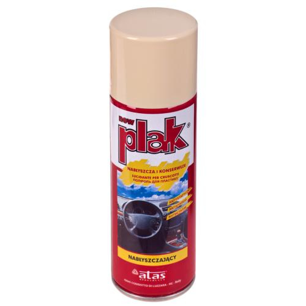 Полироль для пластика и винила ATAS/PLAK 200 ml ваниль/vaniglia