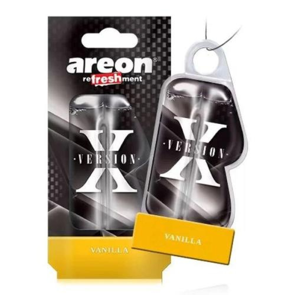 Освежитель воздуха жидкий листик AREON "LIQUID"  X-Version Vanilla 8,5 мл
