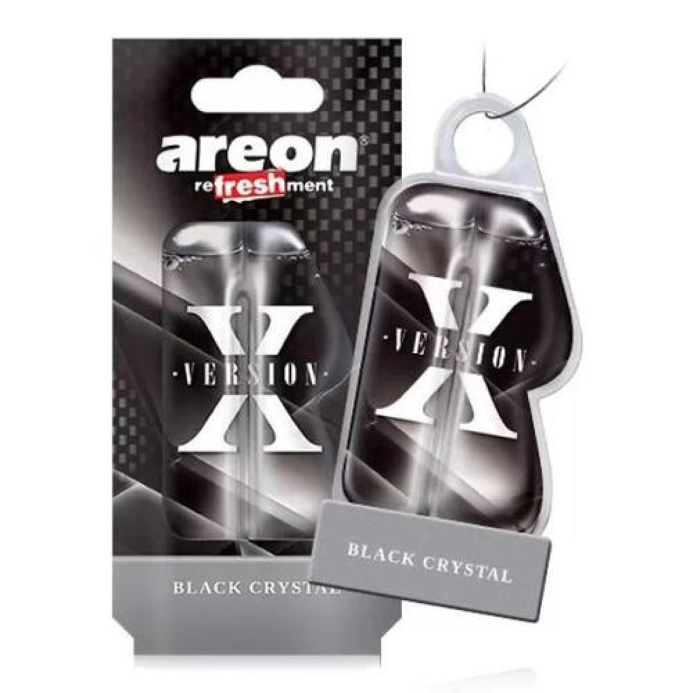 Освежитель воздуха жидкий листик AREON "LIQUID"  X-Version Black Crystal 8,5 мл