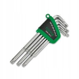 Набор Г-обр. ключей TORX T10-T50 9ед. длинных TOPTUL GSN-09LS
