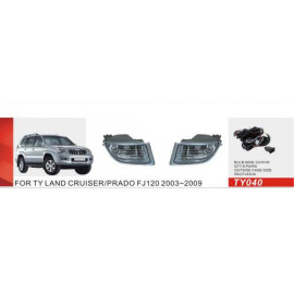 Фары доп.модель Toyota Prado FJ120 2003-09/TY-040/9006-12V51W/эл.проводка