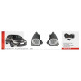 Фары доп.модель Toyota Auris 2013-15/TY638А/H11-12V55W/эл.проводка