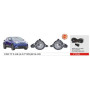 Фары доп.модель Toyota C-HR 2018-19/TY106/U.S TYPE/H11-12V55W/эл.проводка