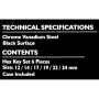 Haбіp Г-подіб. ключів HEX 6 пр. (12-24 мм) в чохлі JCB Tools JCB-5067