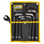 Haбіp Г-подіб. ключів HEX 6 пр. (12-24 мм) в чохлі JCB Tools JCB-5067