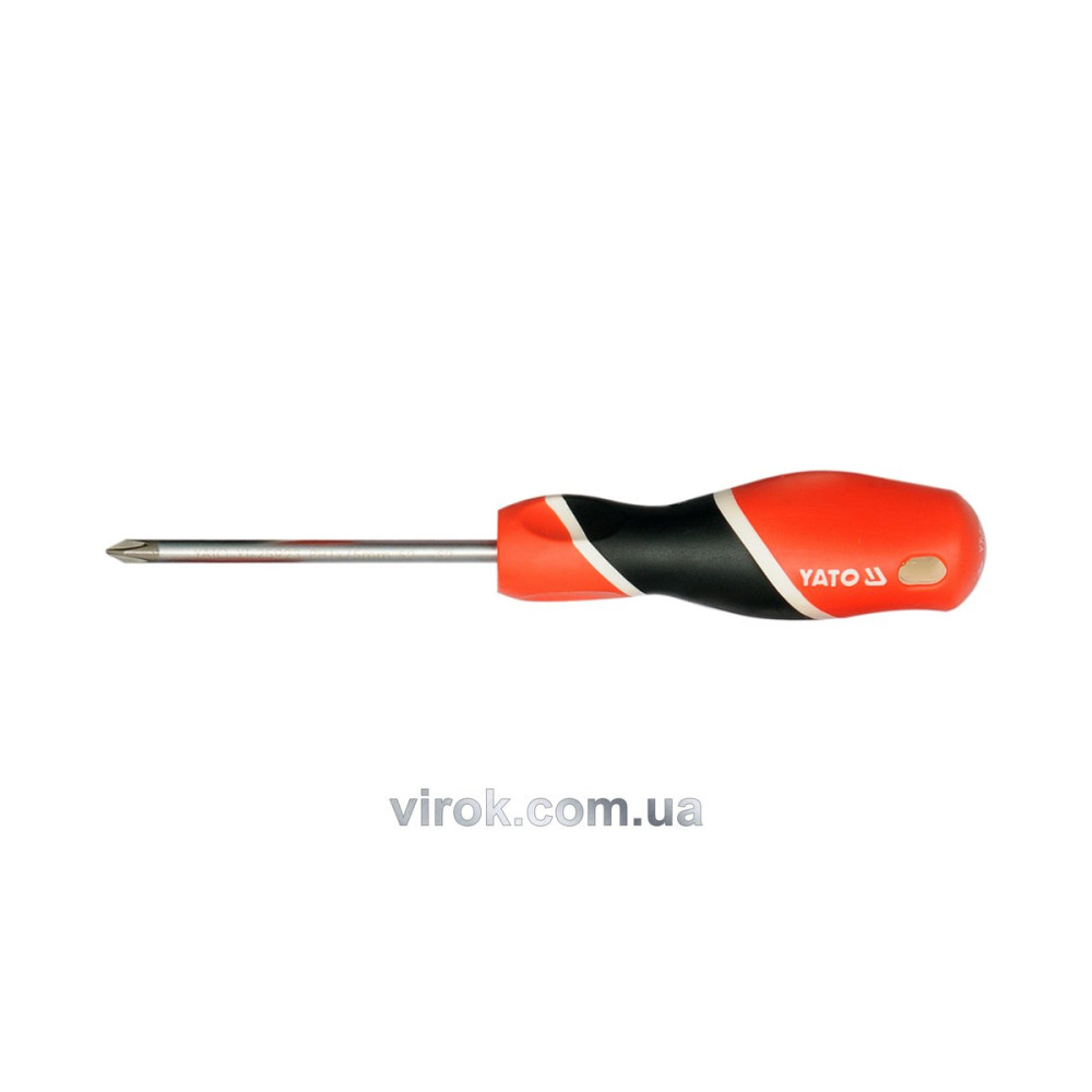 Викрутка хрестова YATO : "Philips" PH2 х 100 мм [12/36/144]