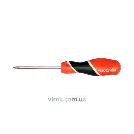 Викрутка хрестова YATO : "Philips" PH2 х 100 мм [12/36/144]