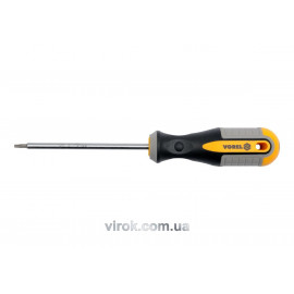 Викрутка зіркова VOREL : TORX-Security Т9 х 75 мм. CrV [12/96/384](DW)