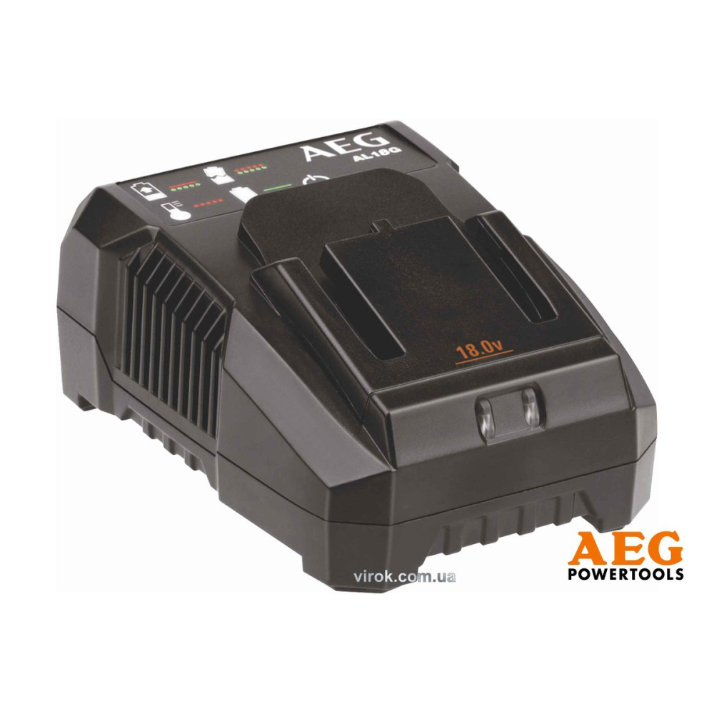 Зарядний пристрій AEG для Li-Ion акумуляторів 18 В, живлення- 230 В (BL1418)