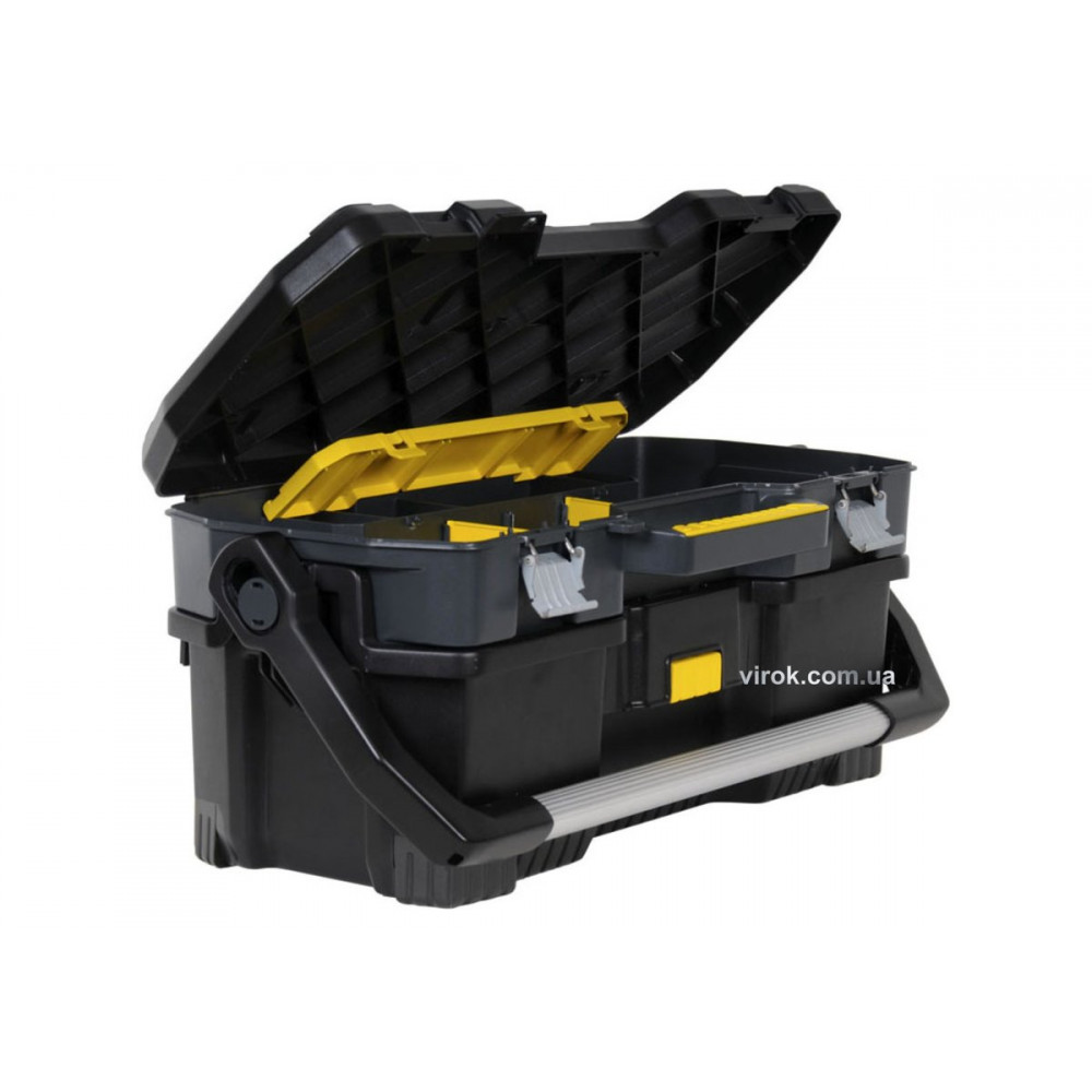 Ящик для інструмента STANLEY пластмасовий зі знімним кейсом 67х32,3х38,3 см DW