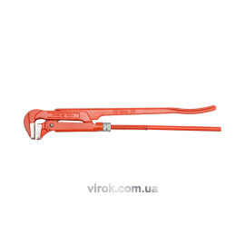 Ключ трубний з карбонової сталі VOREL 1.5", 90°  [1/16/480]